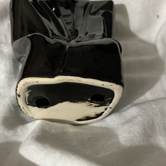 Vintage Art Deco 14" black lacquered Ceramic Male Mannequin statue sculpture - Picture 5 of 5